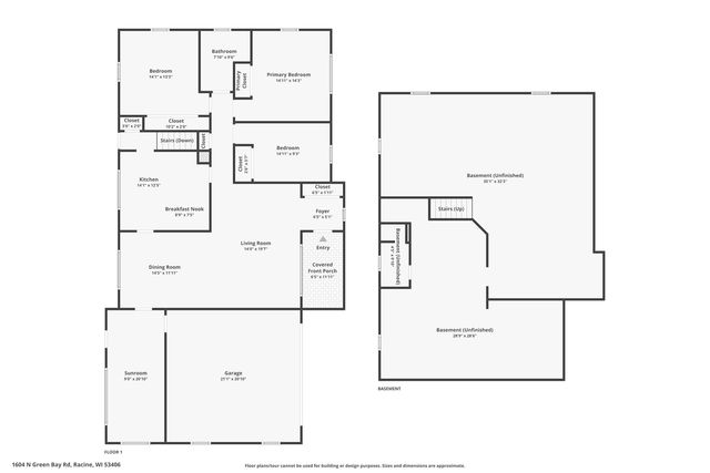 1604 N Green Bay ROAD, Mount Pleasant, WI 53406