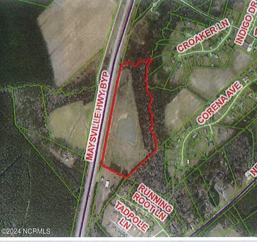 24 Acres White Oak River Road, Maysville, NC 28555