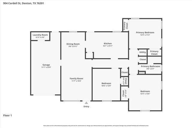 904 Cordell Street, Denton, TX 76201