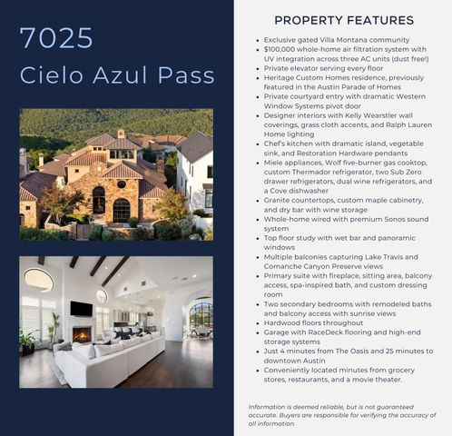 7025 Cielo Azul PASS, Austin, TX 78732