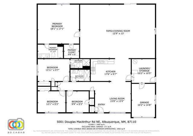 5001 Douglas Macarthur Road NE, Albuquerque, NM 87110