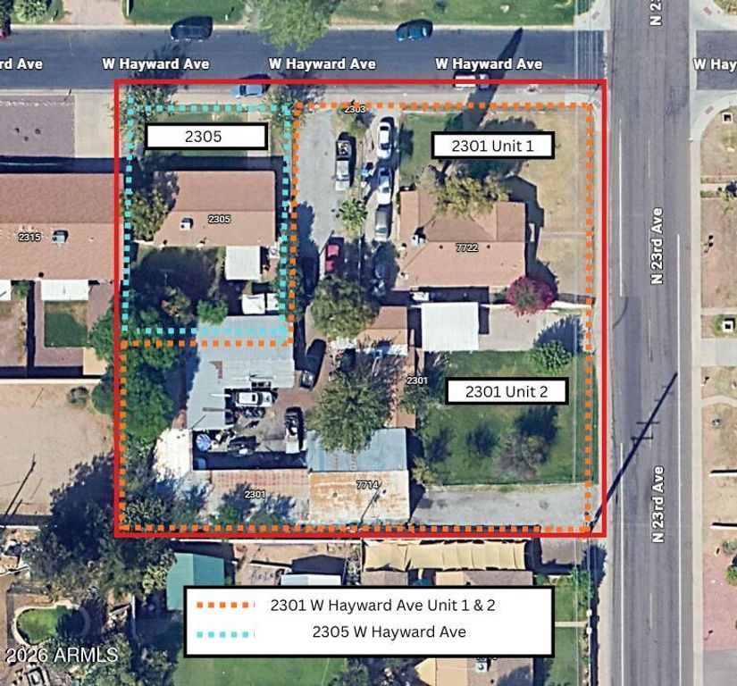 2301 W HAYWARD Avenue, Phoenix, AZ 85021 — exterior