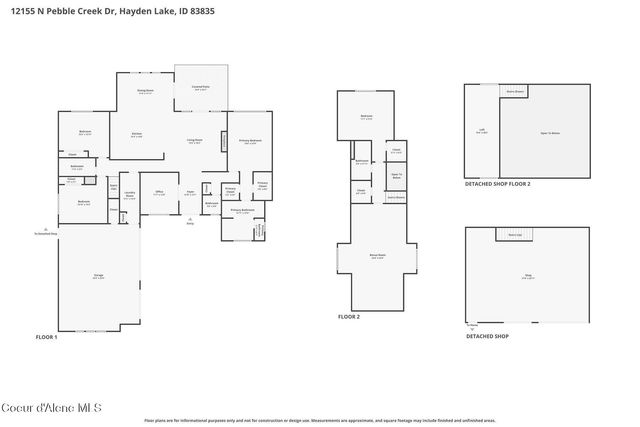 12155 N Pebble Creek Dr, Hayden, ID 83835