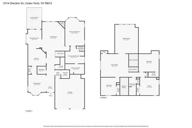 2714 Checker DR, Cedar Park, TX 78613