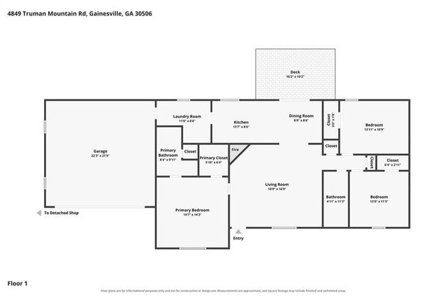 4849 Truman Mountain Road, Gainesville, GA 30506