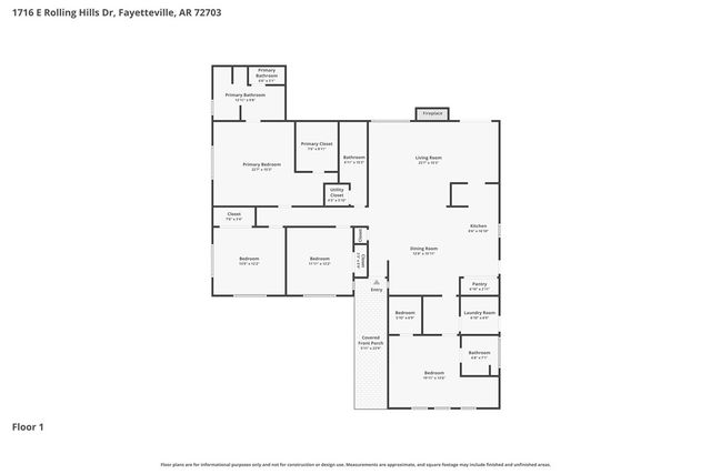 1716 E Rolling Hills Drive, Fayetteville, AR 72703