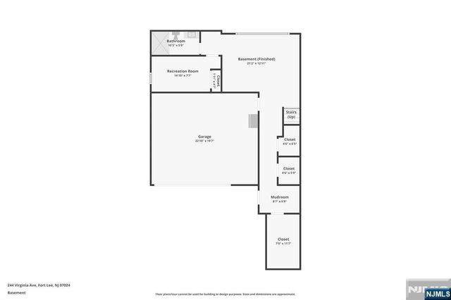244 Virginia Avenue, Fort Lee, NJ 07024