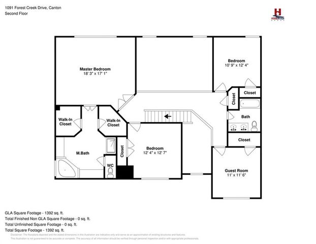 1091 Forest Creek Drive, Canton, GA 30115