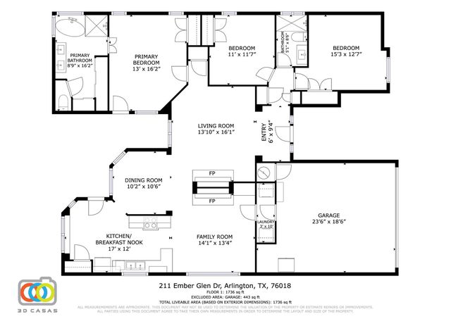 211 Ember Glen Drive, Arlington, TX 76018