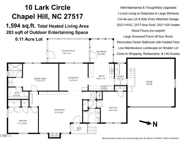 10 Lark Circle, Chapel Hill, NC 27517