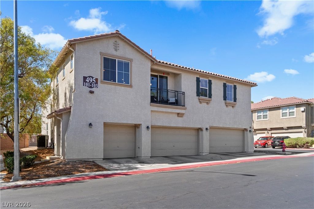 495 Dorchester Bend Avenue 3, North Las Vegas, NV 89032 — exterior