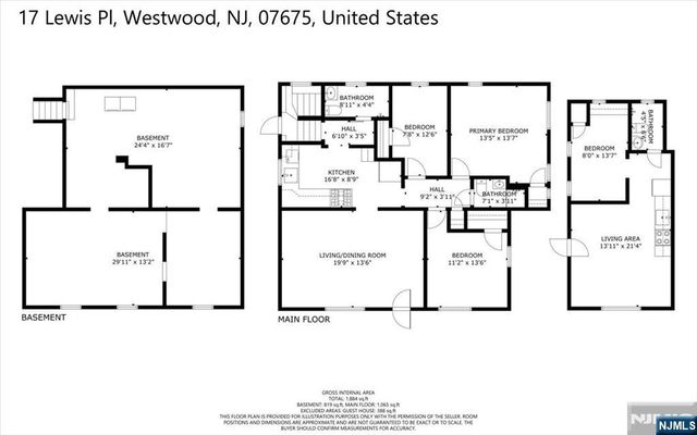 17 Lewis Place, Westwood, NJ 07675