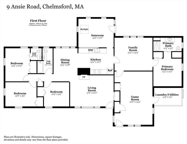 9 Ansie Road, Chelmsford, MA 01824