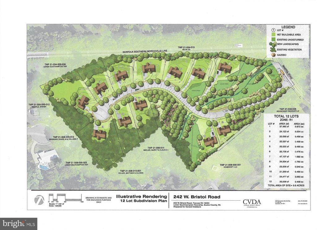 242 W BRISTOL RD, FEASTERVILLE-TREVOSE, PA 19053 — exterior