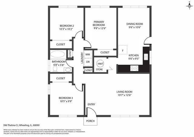396 Thelma Court, Wheeling, IL 60090
