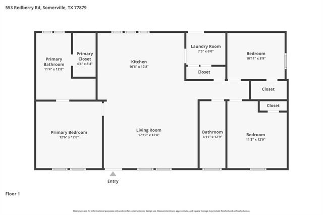 553 Redberry Road, Somerville, TX 77879