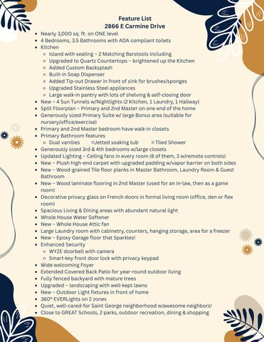 2866 E CARMINE DR, St. George, UT 84790