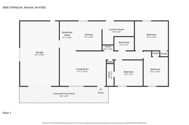 2003 S Phillip Drive, Muncie, IN 47302