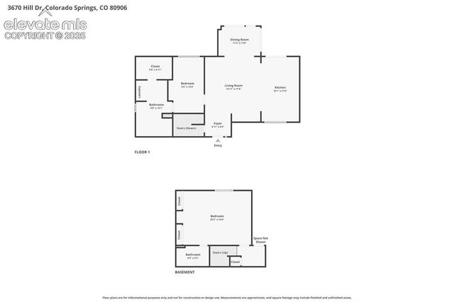 3670 Hill Drive, Colorado Springs, CO 80906