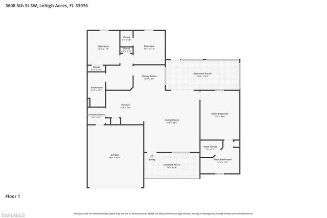 3608 5th ST SW, Lehigh Acres, FL 33976