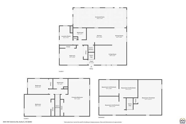 8441 SW Valencia RD, Auburn, KS 66402