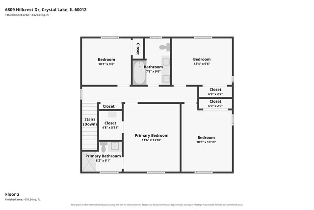 6809 Hillcrest Drive, Crystal Lake, IL 60012
