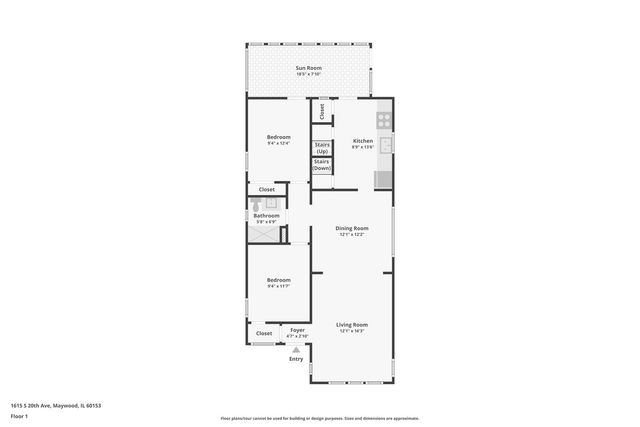 1615 S 20th Avenue, Maywood, IL 60153