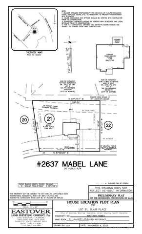 2637 Mabel Lane, Monroe, NC 28110
