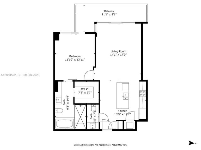 68 SE 6th St 2306, Miami, FL 33131