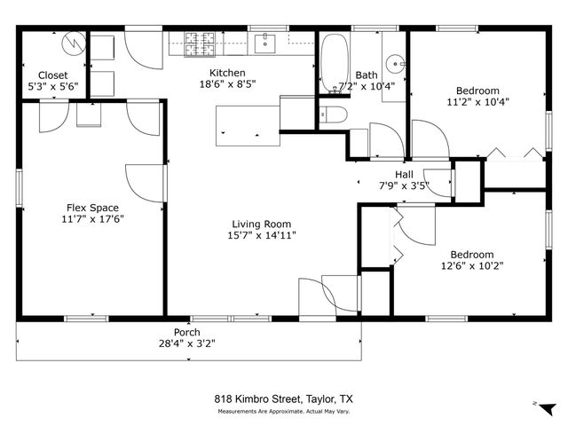 818 Kimbro ST, Taylor, TX 76574