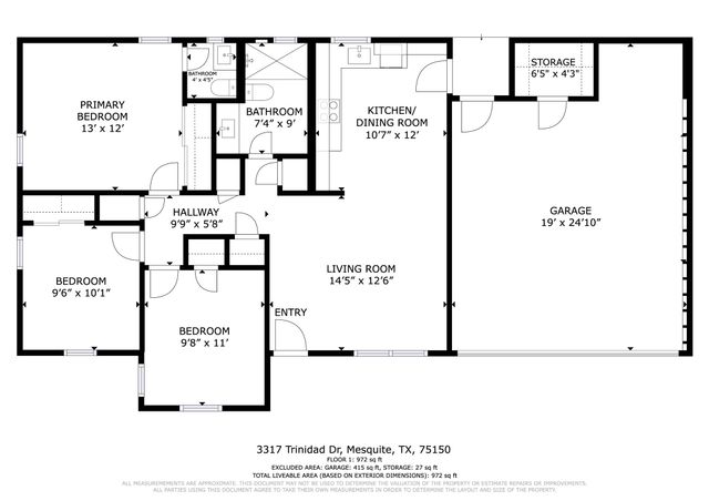 3317 Trinidad Drive, Mesquite, TX 75150