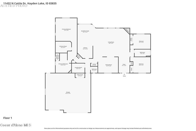 11432 N Cattle Dr, Hayden, ID 83835