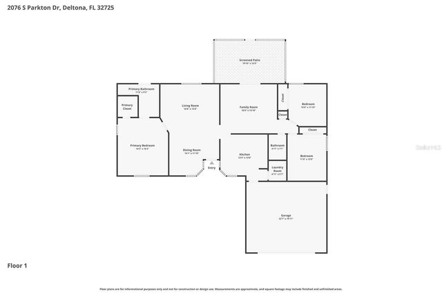 2076 S PARKTON DRIVE, Deltona, FL 32725
