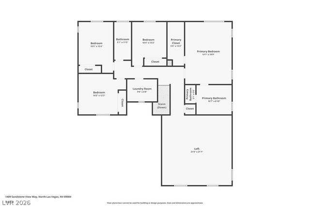 1409 Sandstone View Way, North Las Vegas, NV 89084