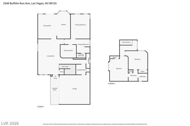 2348 Buffalo Run Avenue, Las Vegas, NV 89123