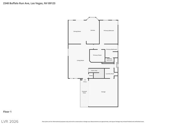 2348 Buffalo Run Avenue, Las Vegas, NV 89123