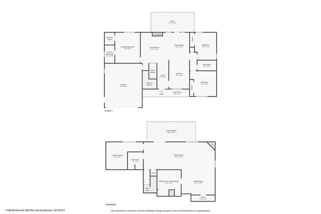 1180 Bonbrook Mill RD, Rocky Mount, VA 24151