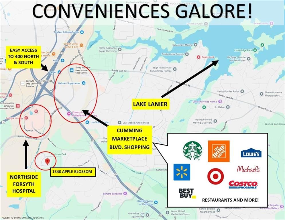 Image 2 of property listing at 1340 Apple Blossom, Cumming, GA 30041