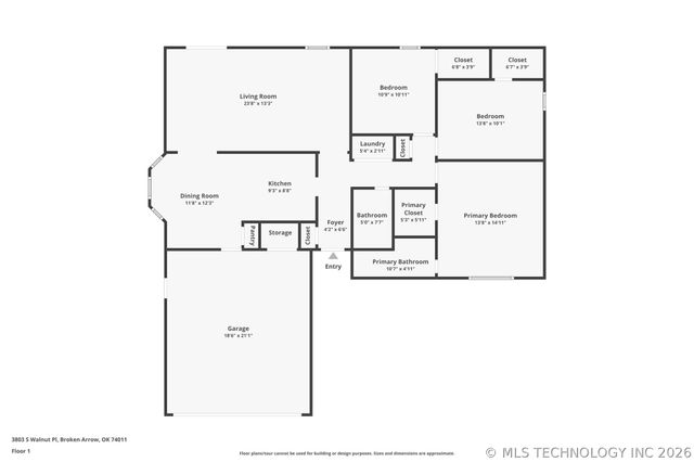 3803 S Walnut Place, Broken Arrow, OK 74011