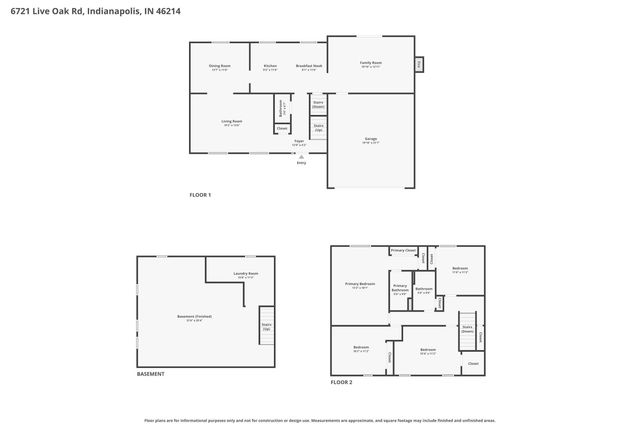 6721 Live Oak Road, Indianapolis, IN 46214