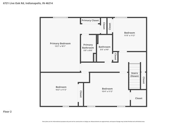 6721 Live Oak Road, Indianapolis, IN 46214