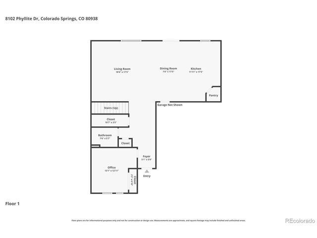 8102 Phyllite Dr, Colorado Springs, CO 80938