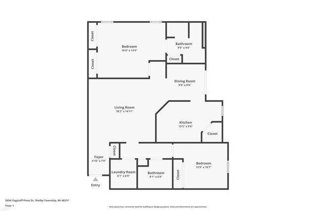 5656 Flagstaff Pines Drive, Shelby Twp, MI 48317
