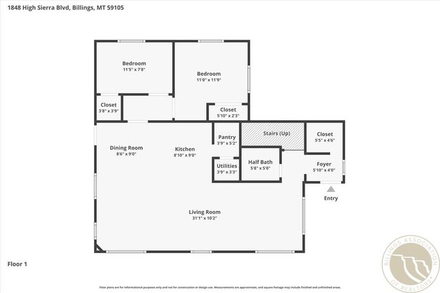 1848 High Sierra Boulevard, Billings, MT 59105