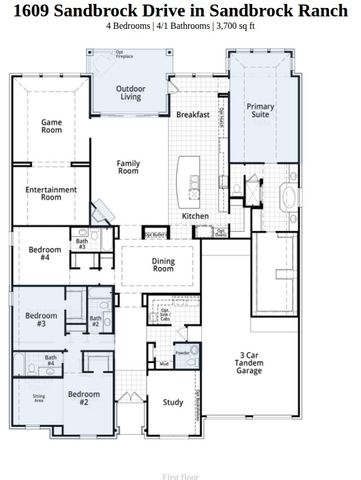 1609 Sandbrock Drive, Aubrey, TX 76227