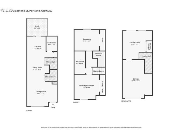 3723 Se GLADSTONE St, Portland, OR 97202
