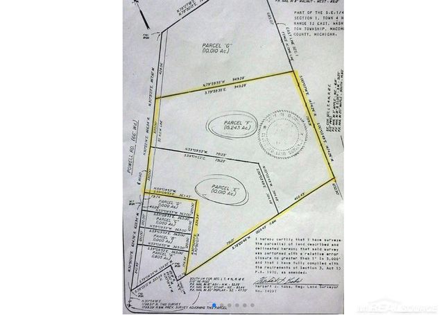 67800 POWELL Road, Washington Twp, MI 48095