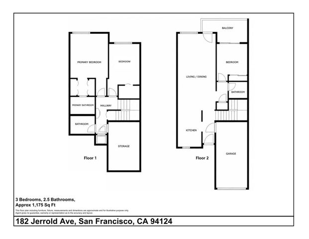 182 Jerrold Avenue, San Francisco, CA 94124