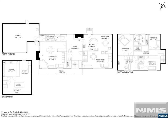 11 Merritt Drive, Oradell, NJ 07649