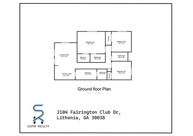 2104 Fairington Club Drive, Lithonia, GA 30038